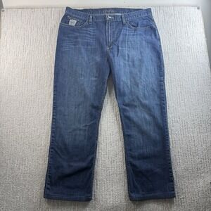 Cinch White Label Jeans Men's Size 40x36 (hemmed 40x29) Blue Denim